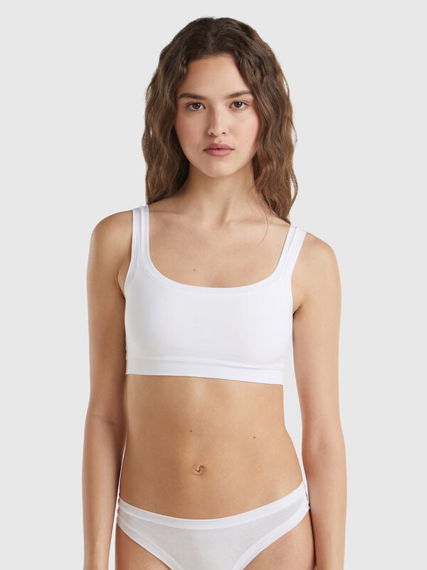 Brassiere em algodão super stretch Mulher