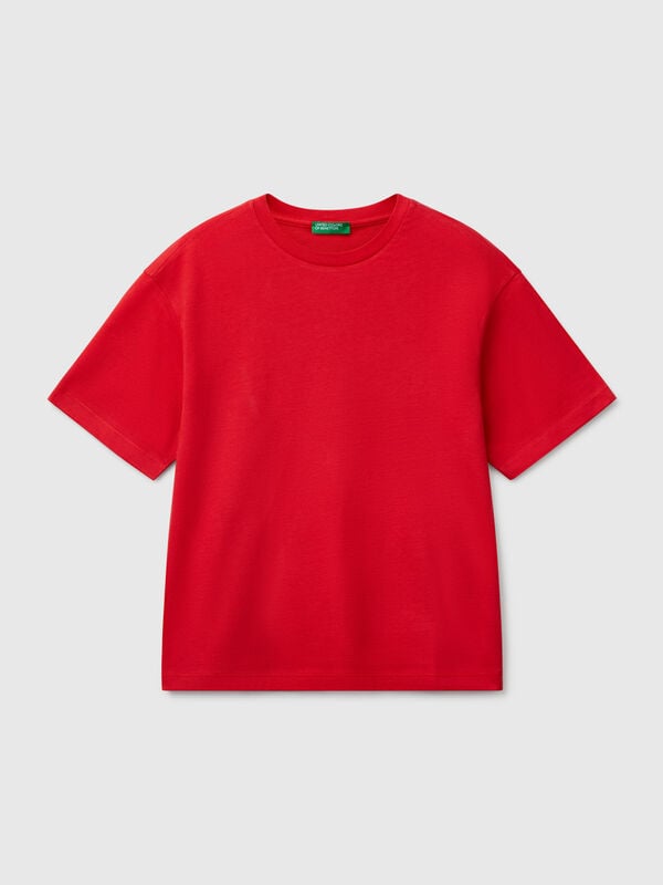 T-shirt de manga curta em algodão  Menino