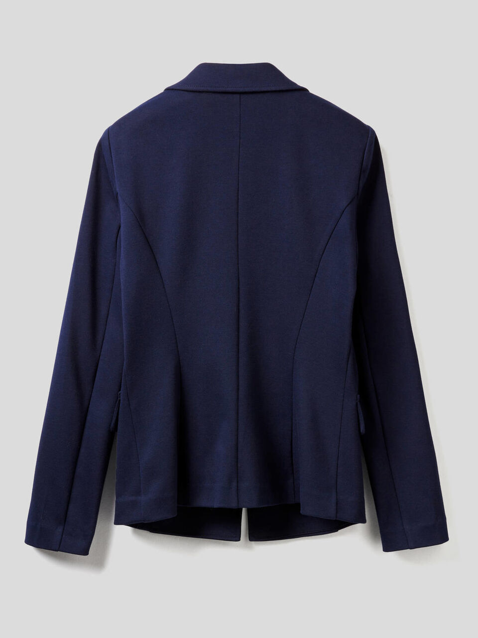 Blazer em mescla de algodão stretch image number 2