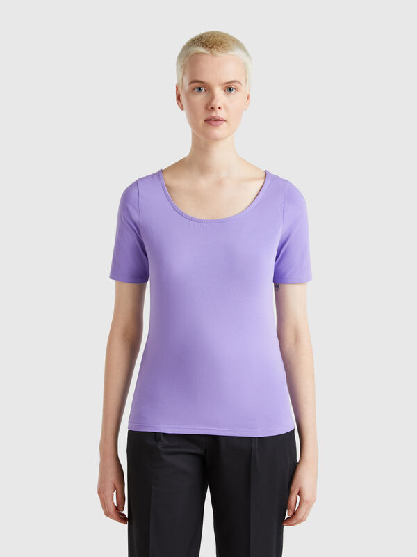 Camiseta slim fit reversível Mulher