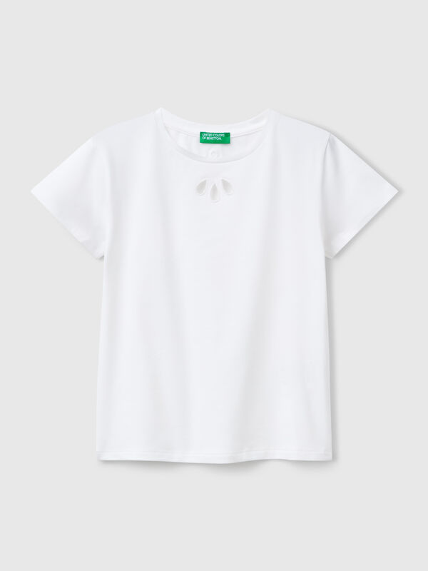 T-shirt com motivo cut out Menina