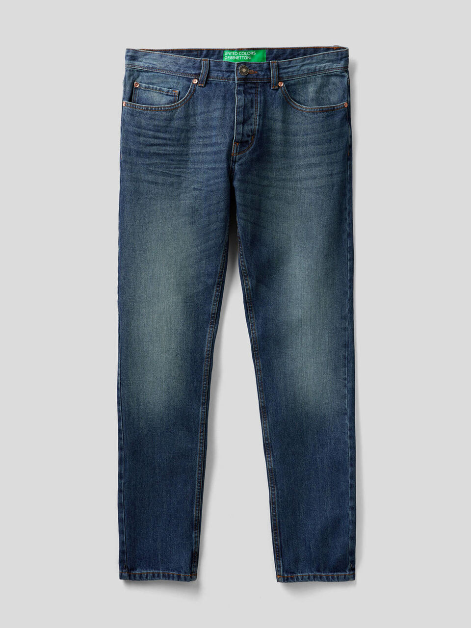 Jeans straight leg 100% algodão image number 1