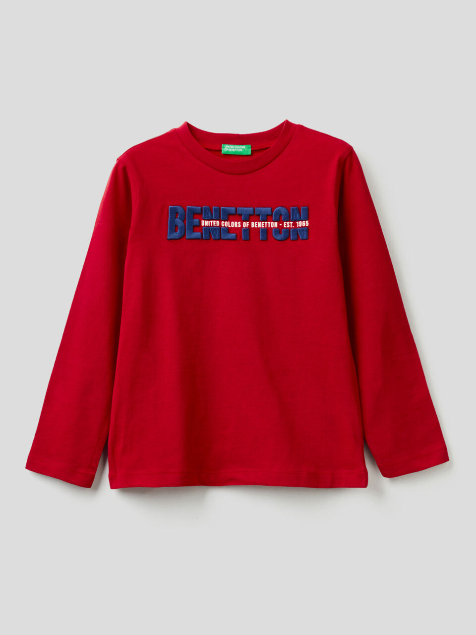 T-shirt de manga comprida em 100% algodão orgânico image number 1