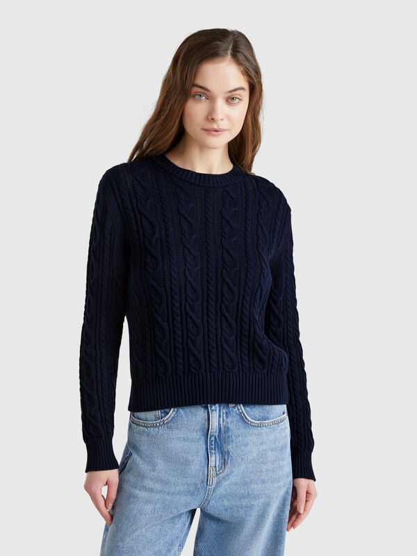 Camisola com tranças 100% algodão Mulher