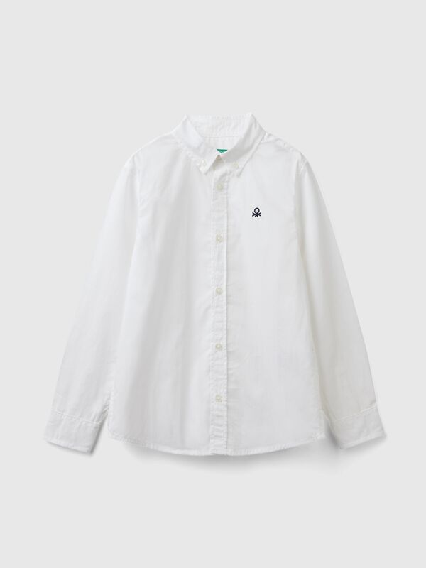 Camisa branca button down Menino