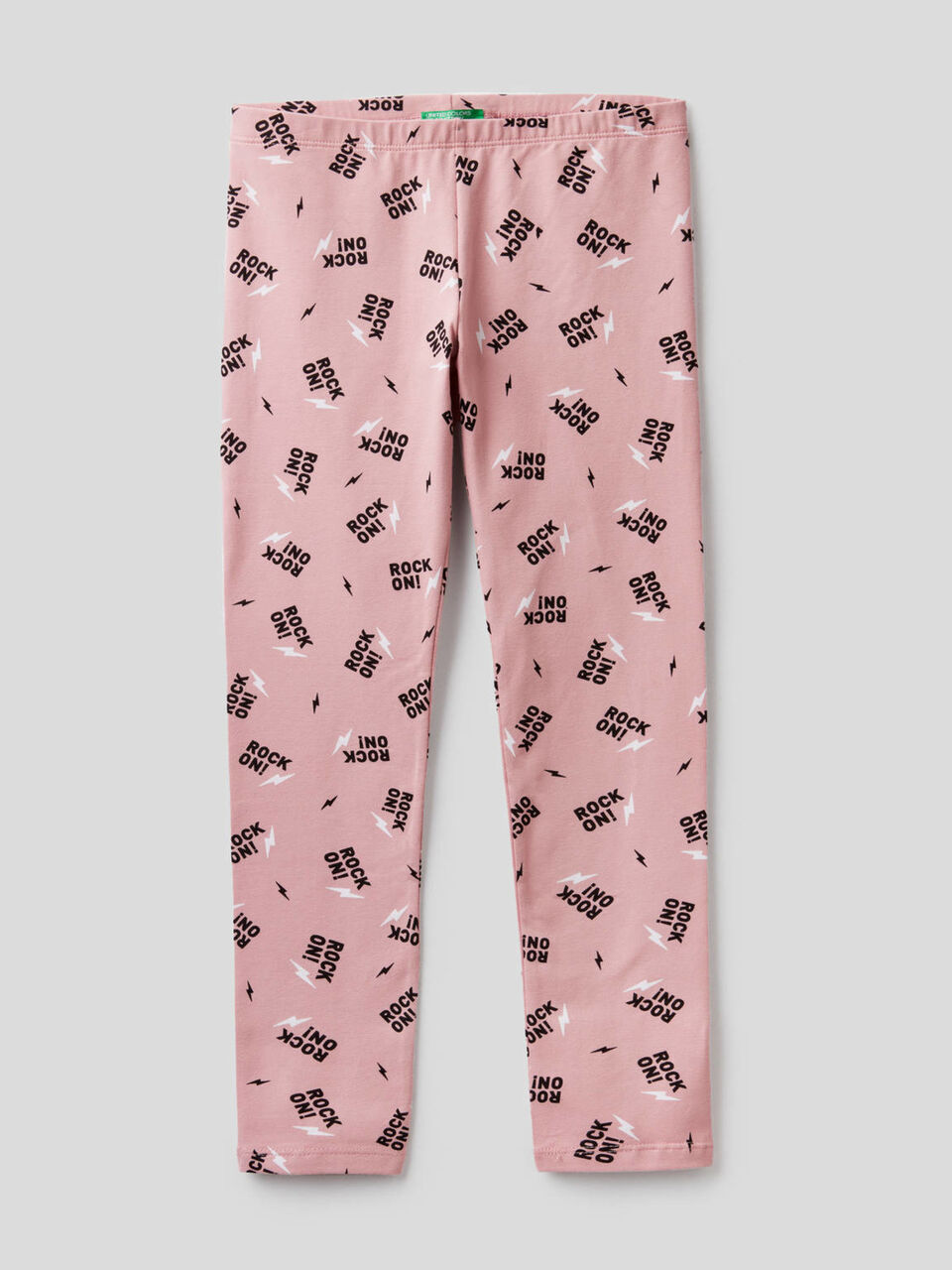 Leggings estampadas em algodão stretch image number 1