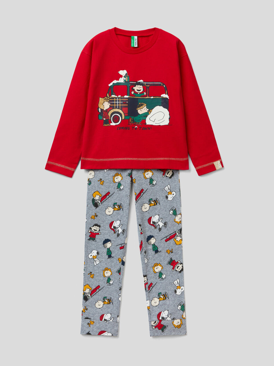 Pijama Snoopy natalício