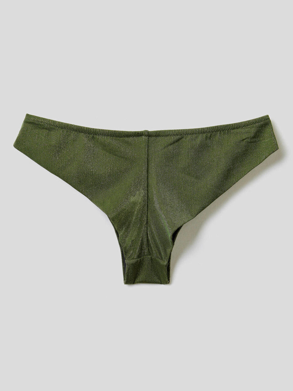 Cueca brasileira de biquíni com lurex image number 2