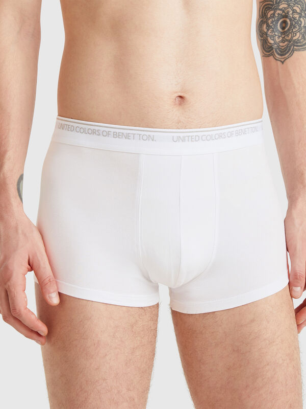 Boxers ajustados em algodão  Homem