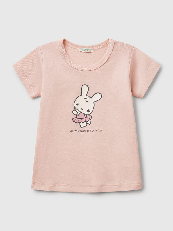 Camiseta de algodão Recém-nascido