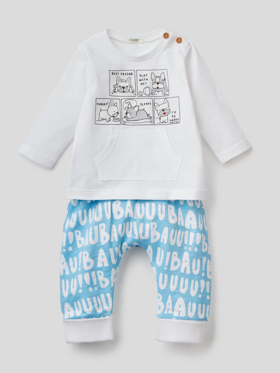 Conjunto estampado 100% algodão image number 1