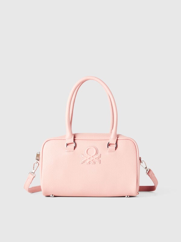 Bolsa de mão em tecido efeito pele Mulher