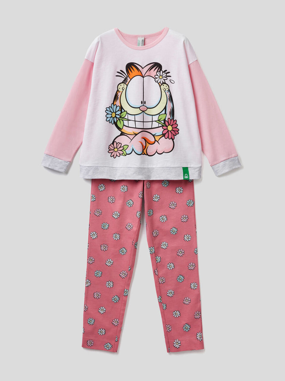 Pijama de algodão com estampa Garfield image number 1