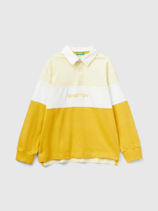 Polo amarelo regular fit