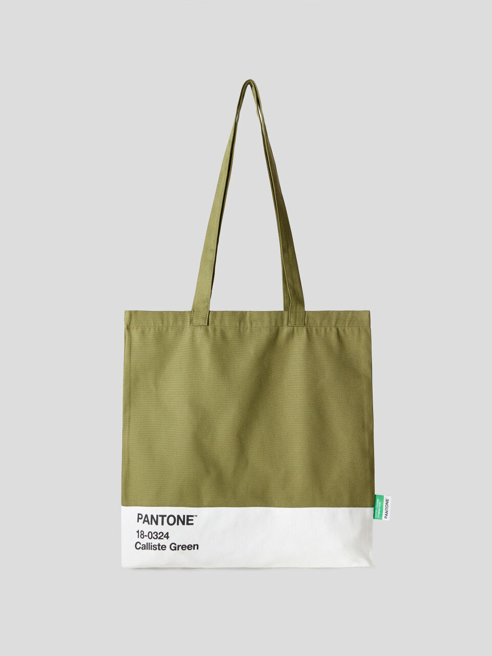 Shopping bag verde militar BenettonxPantone™
