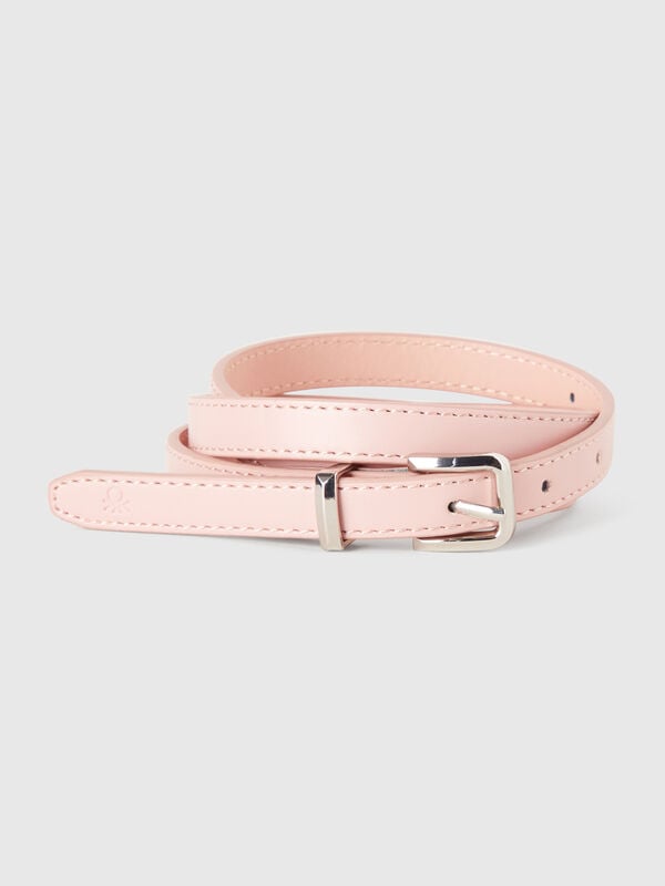 Cinto fino rosa Mulher