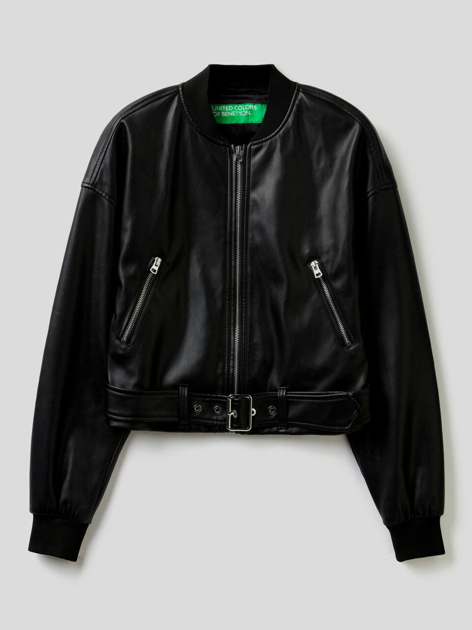 Bomber com cinto na cintura image number 1