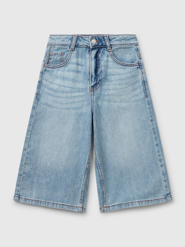 Jeans em Denim Tencel™ Menina