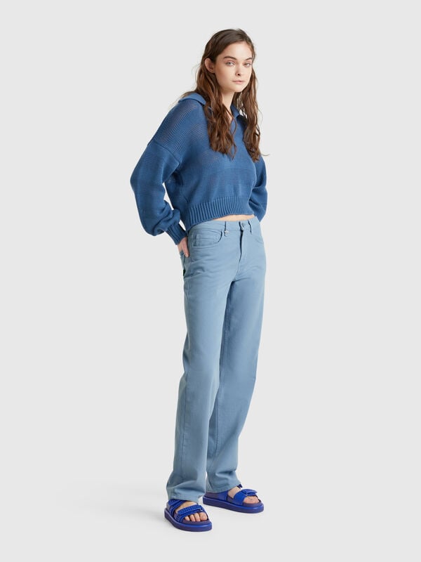 Jeans straight Mulher