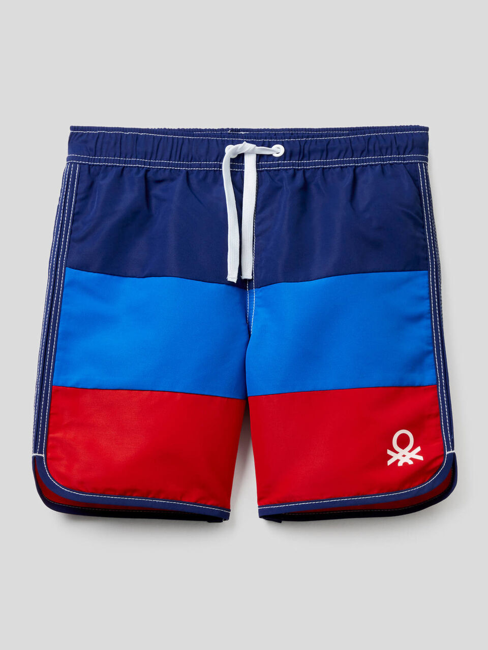 Boxers de banho color block image number 1