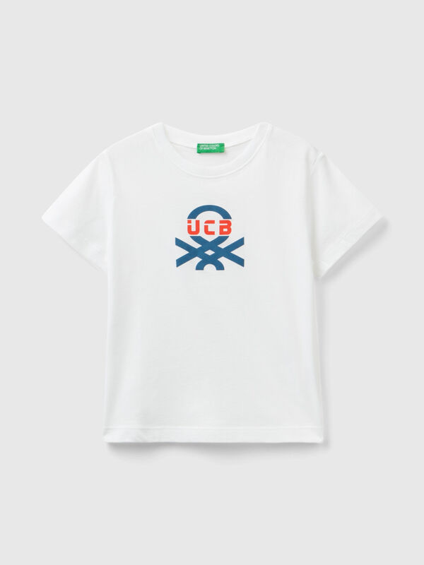T-shirt 100% algodão orgânico com estampa Menino