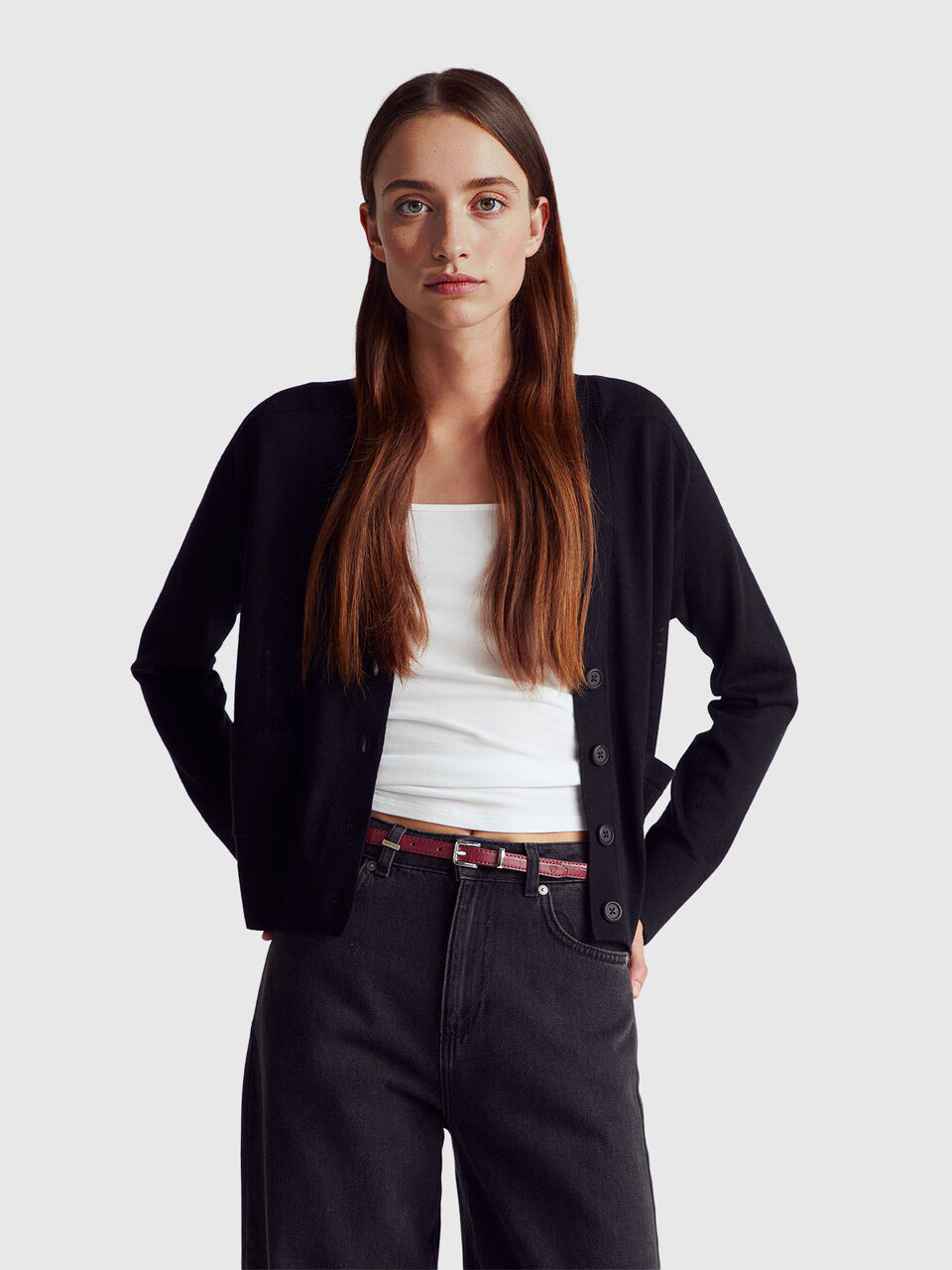 L/S CARDIGAN Mulher image number null