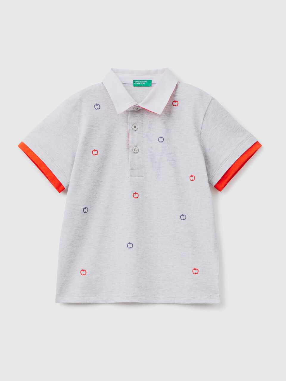 Polo rugby com padrão fruta