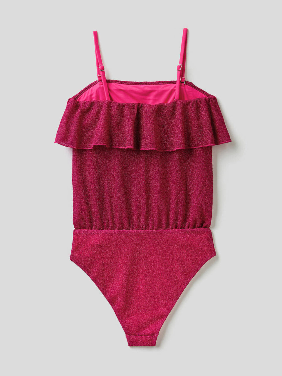 Fato de banho em lurex com folho image number 2