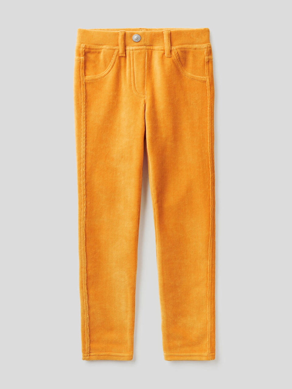 Calças super skinny em chenille image number 1