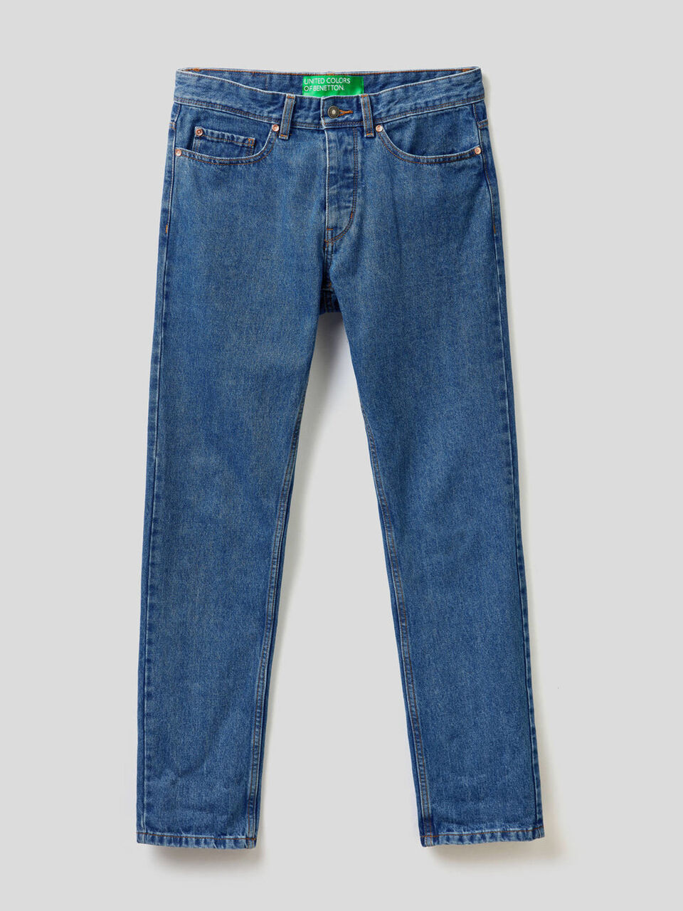Jeans straight leg 100% algodão image number 1