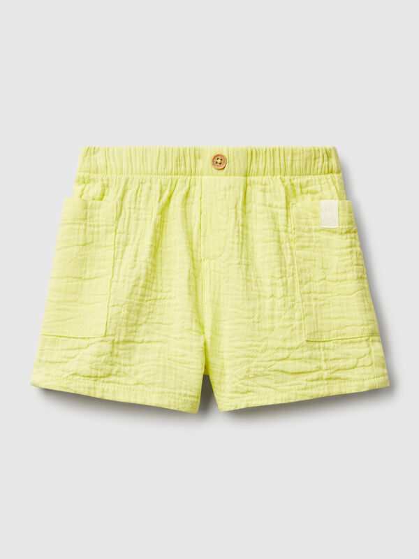 Shorts com bolsos Recém-nascido