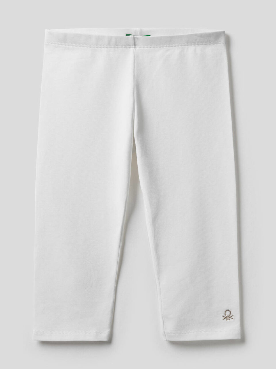 Leggings 3/4 em algodão stretch image number 1