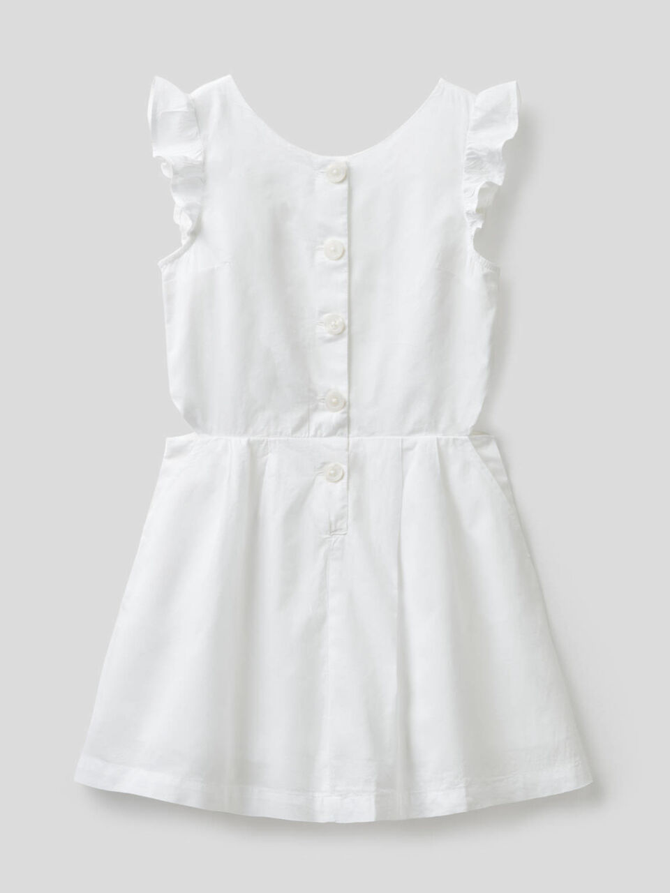 Vestido evasé em 100% algodão image number 1