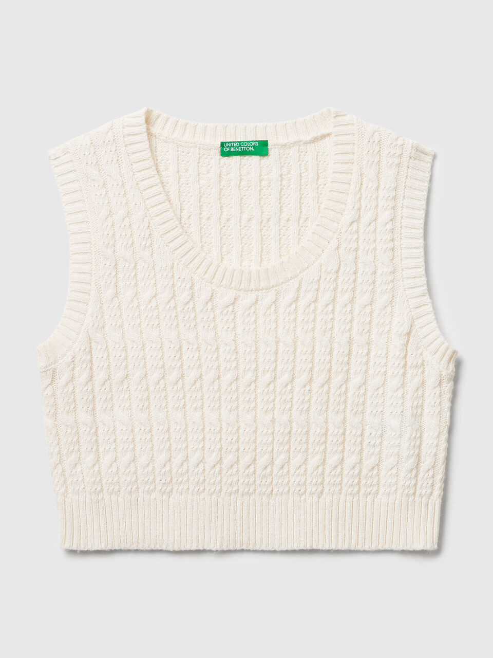 SLEEVELESS SWEATER Menina image number 1