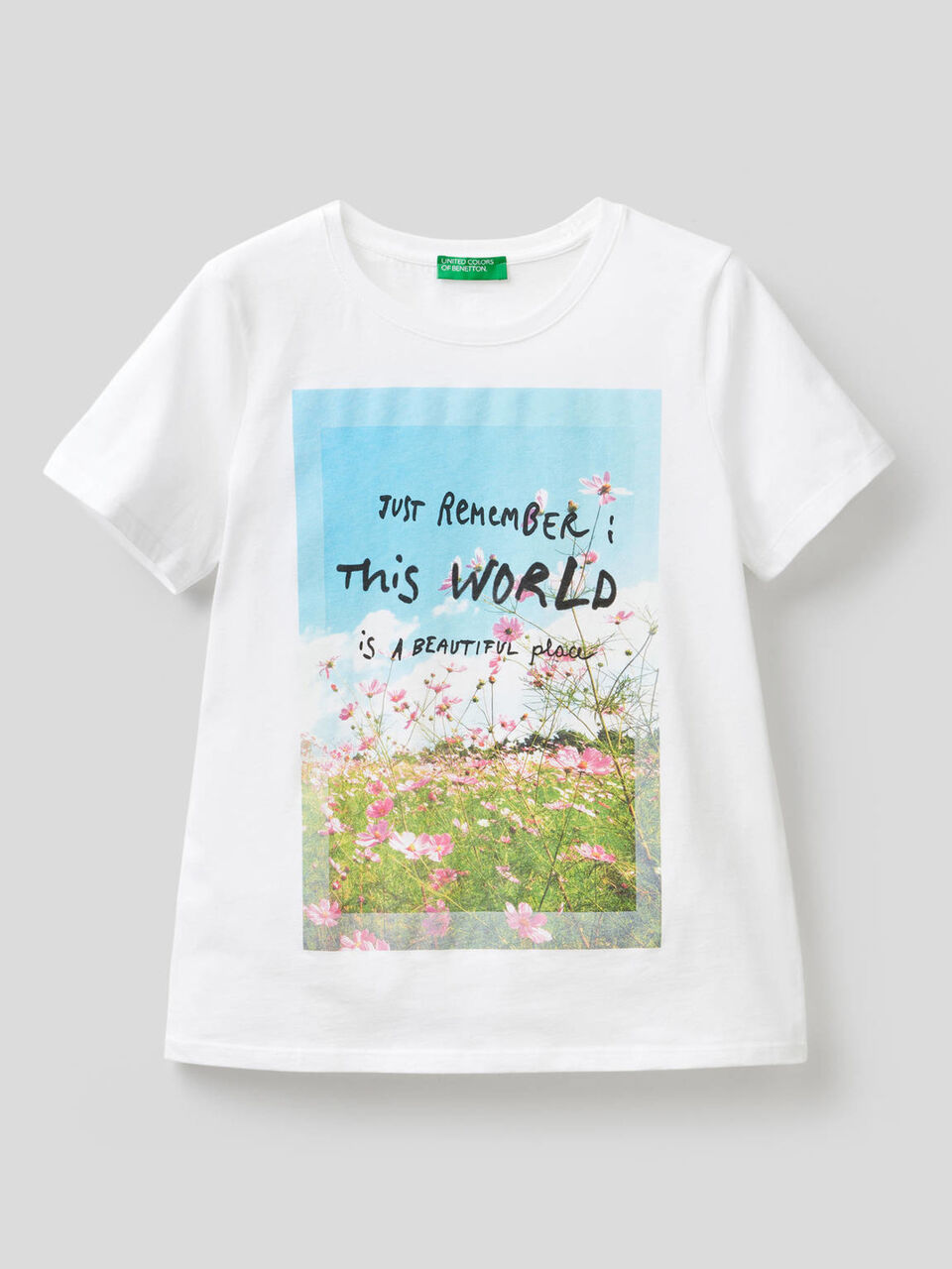 T-shirt 100% algodão com maxi estampa image number 1