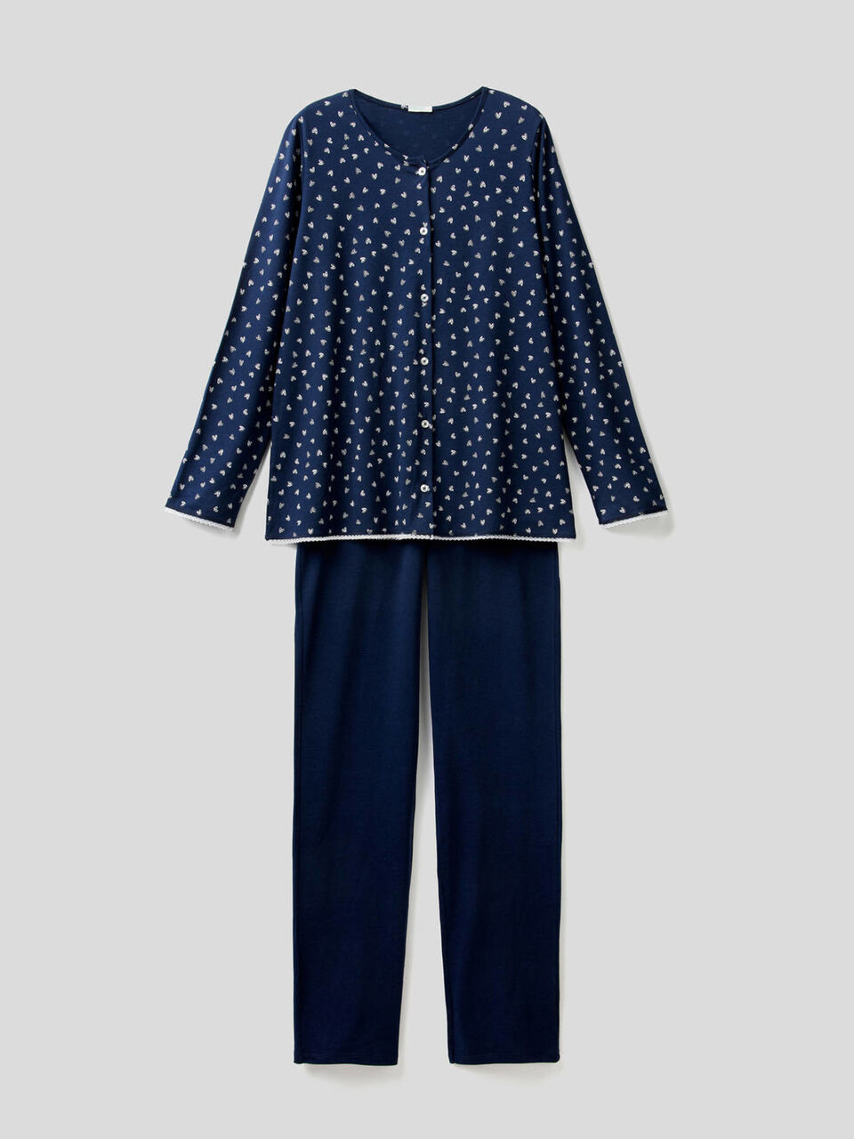 Pijama com camisola aberta image number 1