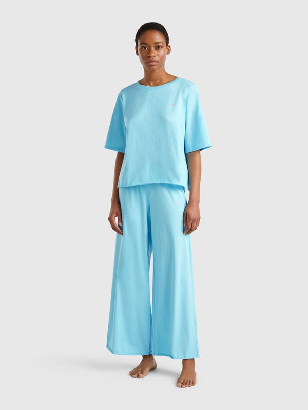 Pijama amplo em algodão puro Mulher