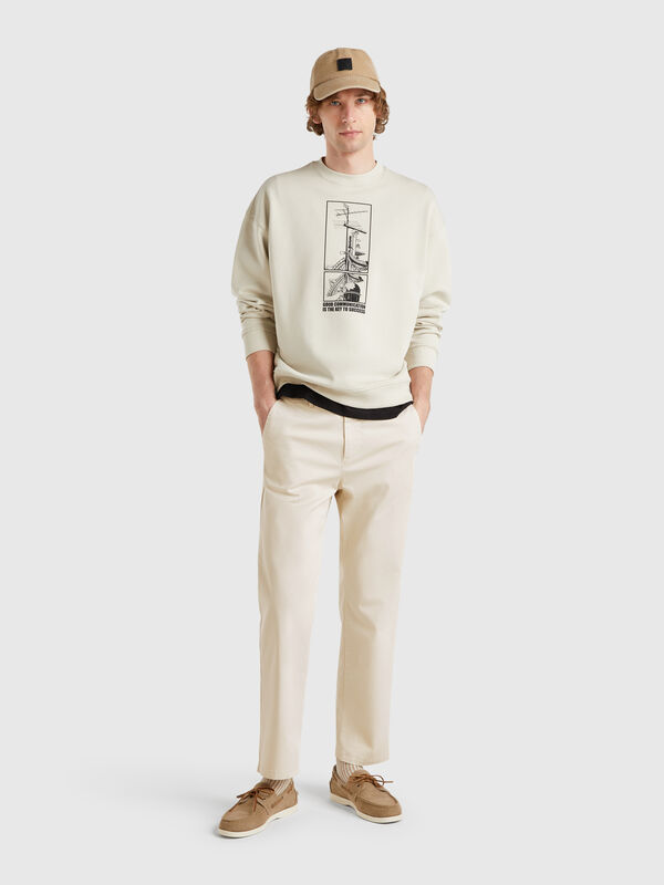 Chinos straight fit Homem