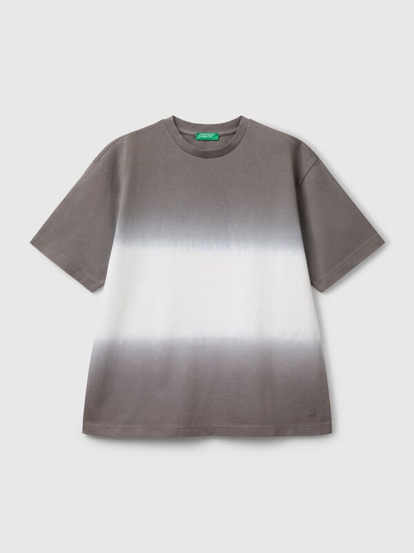 T-shirt dip-dye over fit Menino