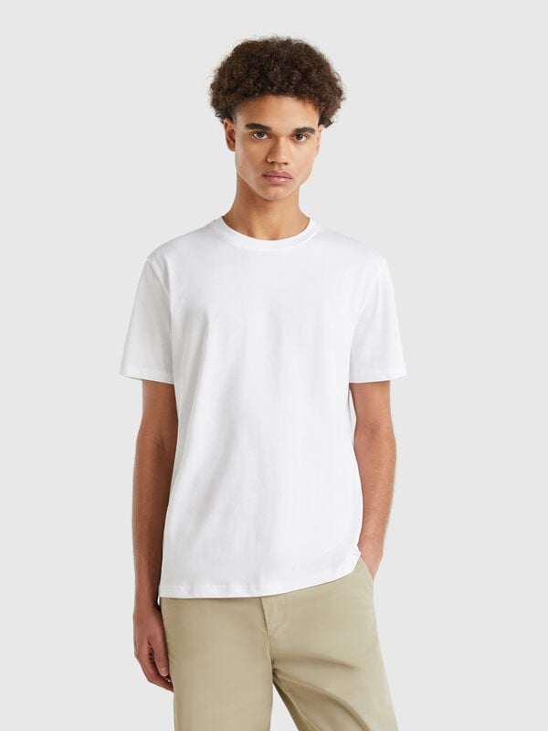 T-shirt branca Homem