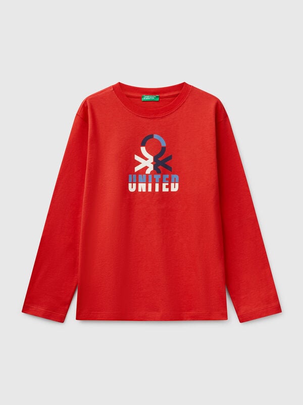 T-shirt em algodão  Menino