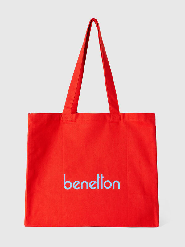 Tote bag vermelha em algodão puro