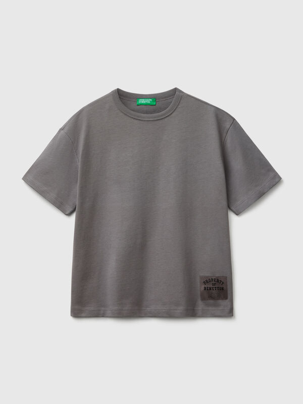 Camiseta com logo grande Menino