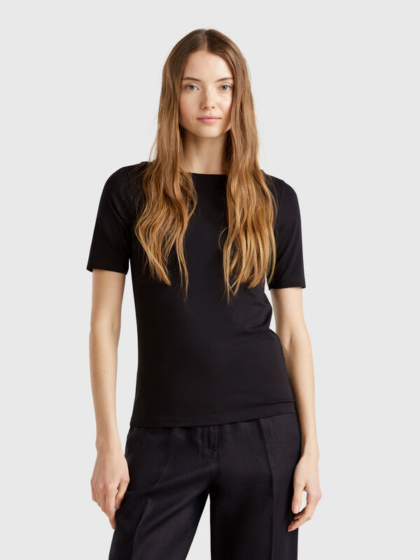Camiseta slim fit reversível Mulher