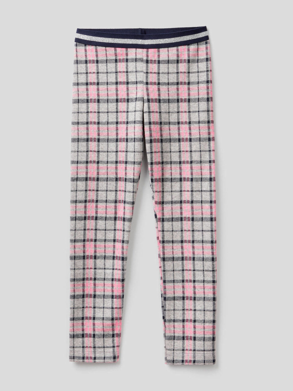 Leggings aos quadrados elásticas image number 1