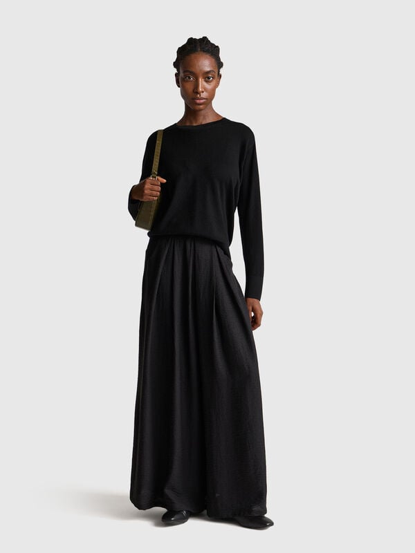 Saia-calça em viscose mista Mulher