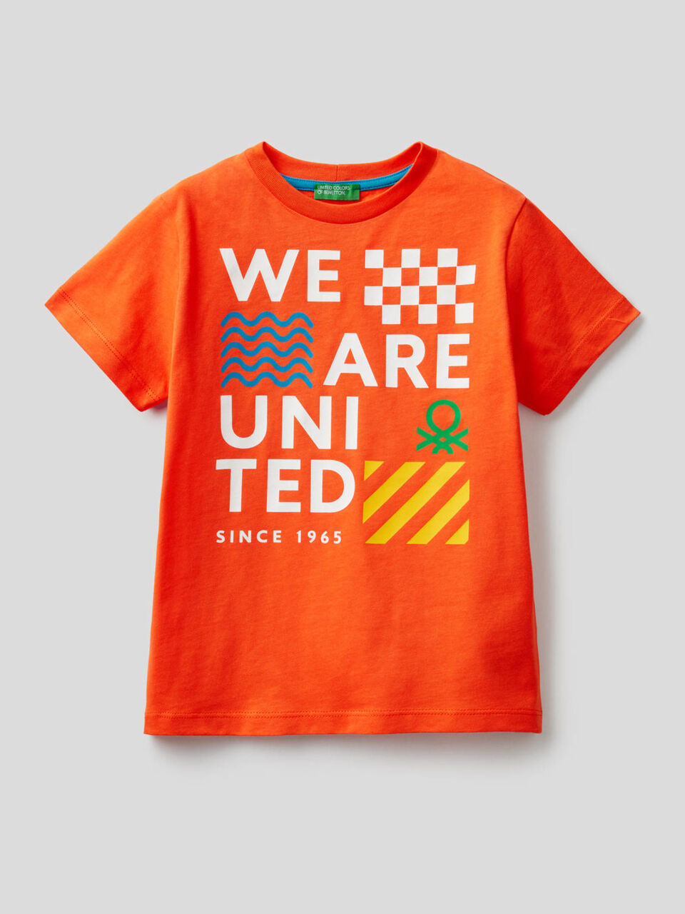 T-shirt em algodão com slogan image number null
