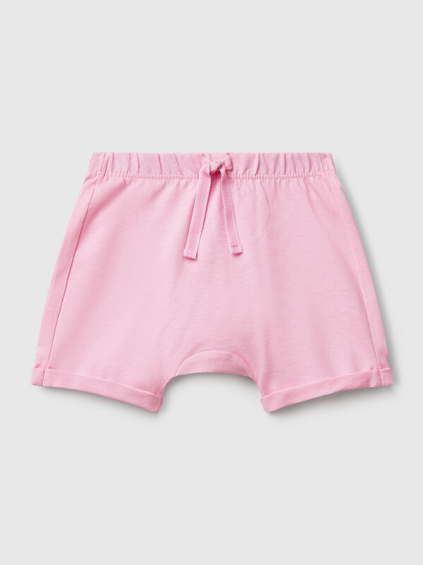 Shorts com patch atrás Recém-nascido