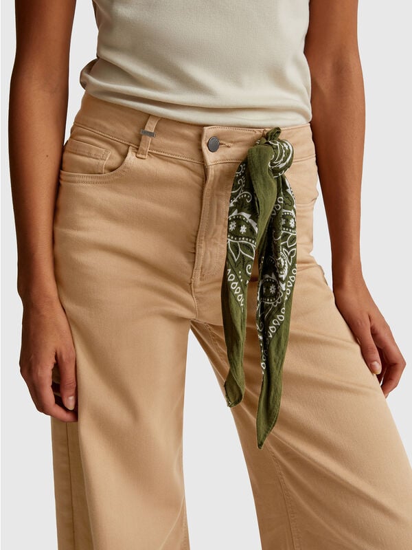 Calças wide fit Mulher