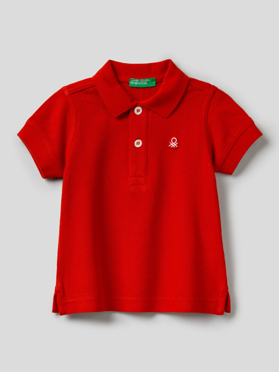 Polo em piqué de algodão puro image number 1
